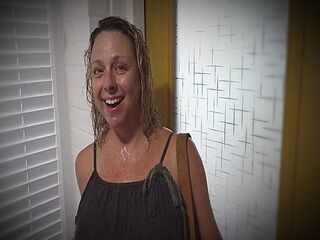 Step Mom Comes Home Soaking Wet! - Cock Ninja - Goddess Brianna Beach