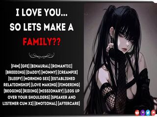 [F4M] I Love You....So Let's Make a Family?? 🖤 (NSFW AUDIO)