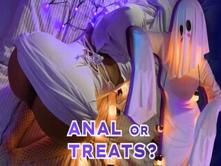 👻🎃 Fucked a SEXY GHOST in the ASS on Halloween 👻🎃 — Aria Fleur