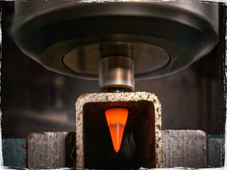 FRICTION DRILL BIT - MELTING A HOLE THROUGH STEEL