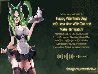 Locking Your Wife Out & Making Her Watch  Cuckquean/Cheating Audio RP
